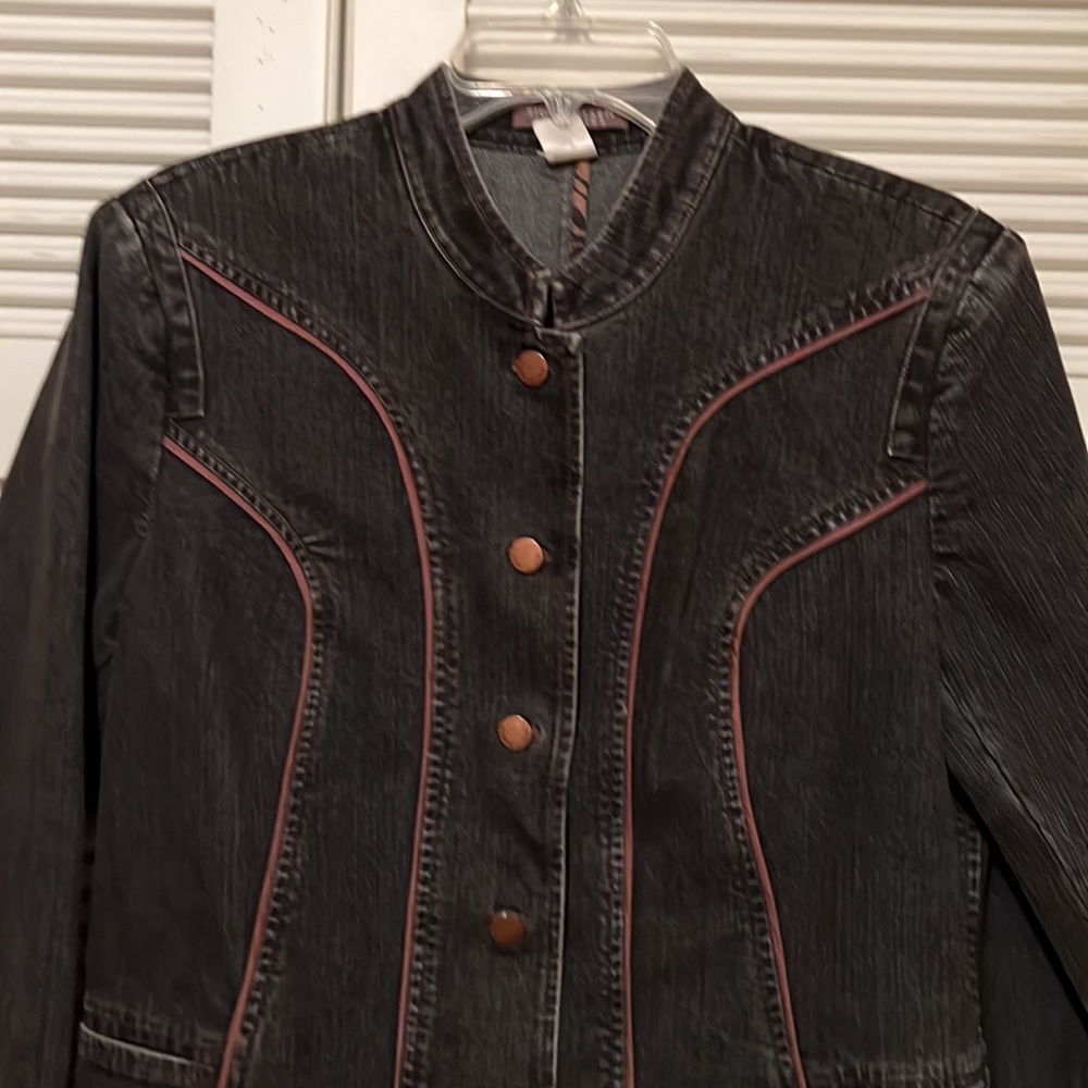 SIGRID OLSEN Collection Denim Jean Jacket - Picture 4 of 8